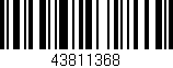 Código de barras (EAN, GTIN, SKU, ISBN): '43811368'