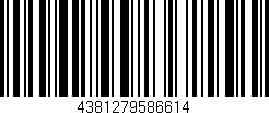 Código de barras (EAN, GTIN, SKU, ISBN): '4381279586614'
