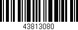 Código de barras (EAN, GTIN, SKU, ISBN): '43813080'
