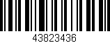 Código de barras (EAN, GTIN, SKU, ISBN): '43823436'