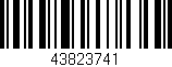 Código de barras (EAN, GTIN, SKU, ISBN): '43823741'
