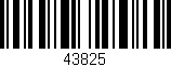 Código de barras (EAN, GTIN, SKU, ISBN): '43825'