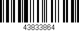 Código de barras (EAN, GTIN, SKU, ISBN): '43833864'