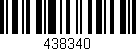Código de barras (EAN, GTIN, SKU, ISBN): '438340'