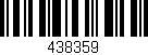 Código de barras (EAN, GTIN, SKU, ISBN): '438359'