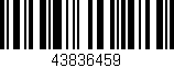 Código de barras (EAN, GTIN, SKU, ISBN): '43836459'