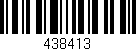Código de barras (EAN, GTIN, SKU, ISBN): '438413'