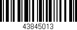 Código de barras (EAN, GTIN, SKU, ISBN): '43845013'