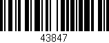 Código de barras (EAN, GTIN, SKU, ISBN): '43847'