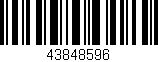 Código de barras (EAN, GTIN, SKU, ISBN): '43848596'