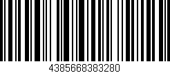Código de barras (EAN, GTIN, SKU, ISBN): '4385668383280'