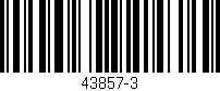 Código de barras (EAN, GTIN, SKU, ISBN): '43857-3'