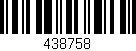 Código de barras (EAN, GTIN, SKU, ISBN): '438758'