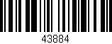Código de barras (EAN, GTIN, SKU, ISBN): '43884'