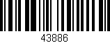 Código de barras (EAN, GTIN, SKU, ISBN): '43886'