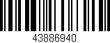 Código de barras (EAN, GTIN, SKU, ISBN): '43886940'