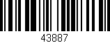 Código de barras (EAN, GTIN, SKU, ISBN): '43887'