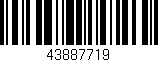 Código de barras (EAN, GTIN, SKU, ISBN): '43887719'