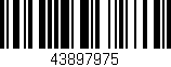 Código de barras (EAN, GTIN, SKU, ISBN): '43897975'