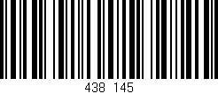 Código de barras (EAN, GTIN, SKU, ISBN): '438/145'