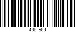 Código de barras (EAN, GTIN, SKU, ISBN): '438/588'