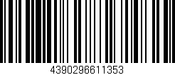Código de barras (EAN, GTIN, SKU, ISBN): '4390296611353'
