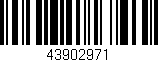 Código de barras (EAN, GTIN, SKU, ISBN): '43902971'