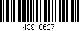 Código de barras (EAN, GTIN, SKU, ISBN): '43910627'