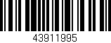 Código de barras (EAN, GTIN, SKU, ISBN): '43911995'