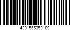 Código de barras (EAN, GTIN, SKU, ISBN): '4391565353189'