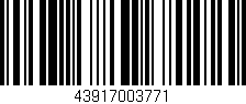 Código de barras (EAN, GTIN, SKU, ISBN): '43917003771'