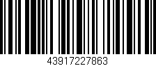 Código de barras (EAN, GTIN, SKU, ISBN): '43917227863'