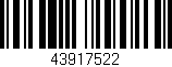 Código de barras (EAN, GTIN, SKU, ISBN): '43917522'