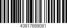 Código de barras (EAN, GTIN, SKU, ISBN): '43917689081'