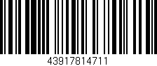 Código de barras (EAN, GTIN, SKU, ISBN): '43917814711'