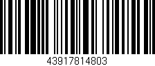 Código de barras (EAN, GTIN, SKU, ISBN): '43917814803'