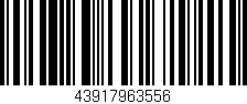 Código de barras (EAN, GTIN, SKU, ISBN): '43917963556'