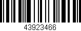 Código de barras (EAN, GTIN, SKU, ISBN): '43923466'