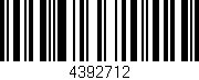 Código de barras (EAN, GTIN, SKU, ISBN): '4392712'