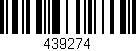 Código de barras (EAN, GTIN, SKU, ISBN): '439274'