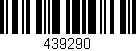 Código de barras (EAN, GTIN, SKU, ISBN): '439290'