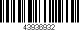 Código de barras (EAN, GTIN, SKU, ISBN): '43936932'