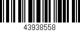 Código de barras (EAN, GTIN, SKU, ISBN): '43938558'