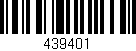 Código de barras (EAN, GTIN, SKU, ISBN): '439401'