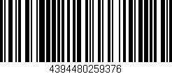 Código de barras (EAN, GTIN, SKU, ISBN): '4394480259376'