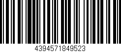 Código de barras (EAN, GTIN, SKU, ISBN): '4394571849523'