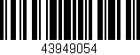 Código de barras (EAN, GTIN, SKU, ISBN): '43949054'