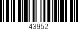 Código de barras (EAN, GTIN, SKU, ISBN): '43952'
