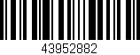 Código de barras (EAN, GTIN, SKU, ISBN): '43952882'