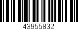 Código de barras (EAN, GTIN, SKU, ISBN): '43955832'